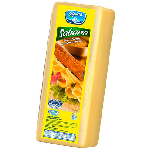 QUESO ALPINA 6010G SABANA BLOQUE CHARCUT